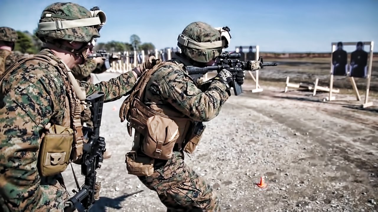 Marines Marksmanship Training • M4 Rifle Range