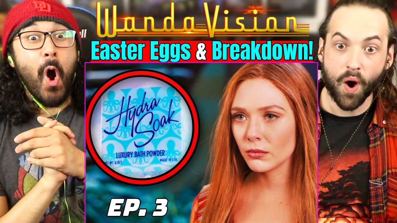 WANDAVISION EPISODE 3 EASTER EGGS & BREAKDOWN - REACTION!! (1x3 
