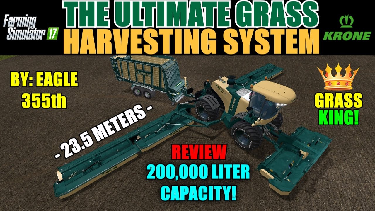 Farming Simulator 17 - Ultimate Grass Harvesting System 