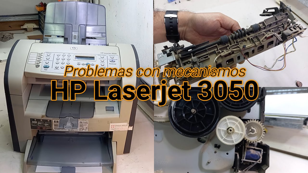Mantenimiento de Impresora HP Laserjet 3050 - problemas con engranajes