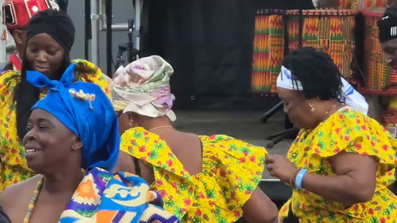 Ghanaian band performing at Woolwich Carnival 2025