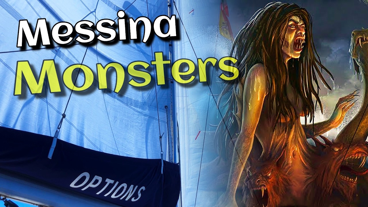 SAILING Strait to Messina sea monsters Mount Etna and Whirlpools #sailing #monster