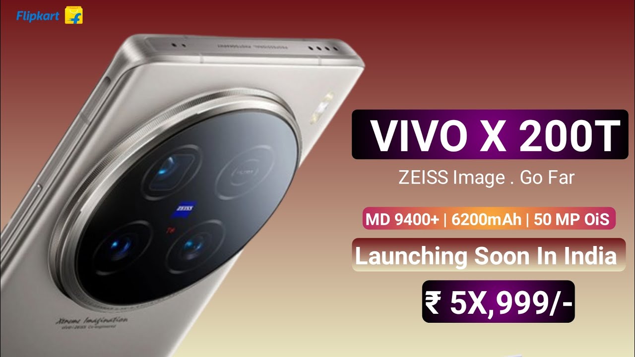 Vivo X200T India Launch Date & Price 🔥 Full Features, Display, Camera, Processor, Battery !