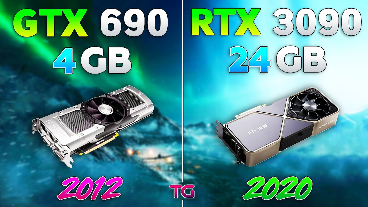 GTX 690 vs RTX 3090 - 8 Years Difference