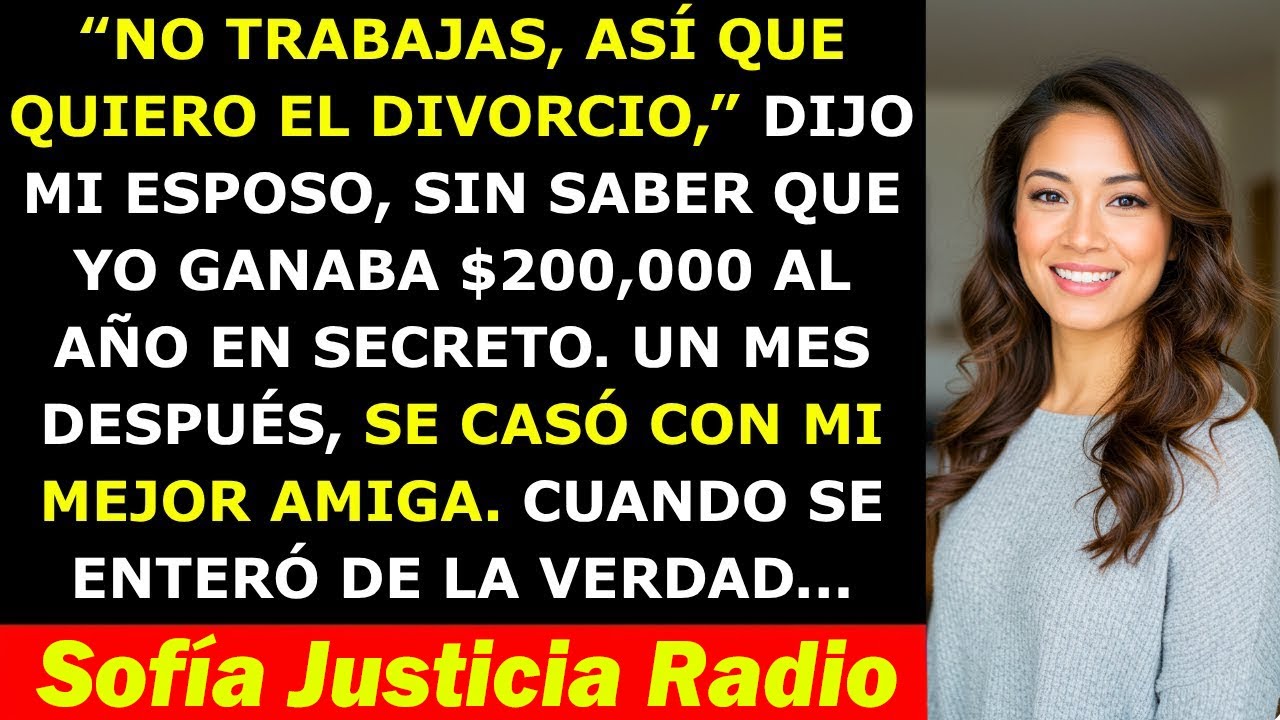 Mi Esposo Me Dejó Porque “No Trabajaba” Sin Saber Que Ganaba $200,000 — Luego Se Quedó Helado