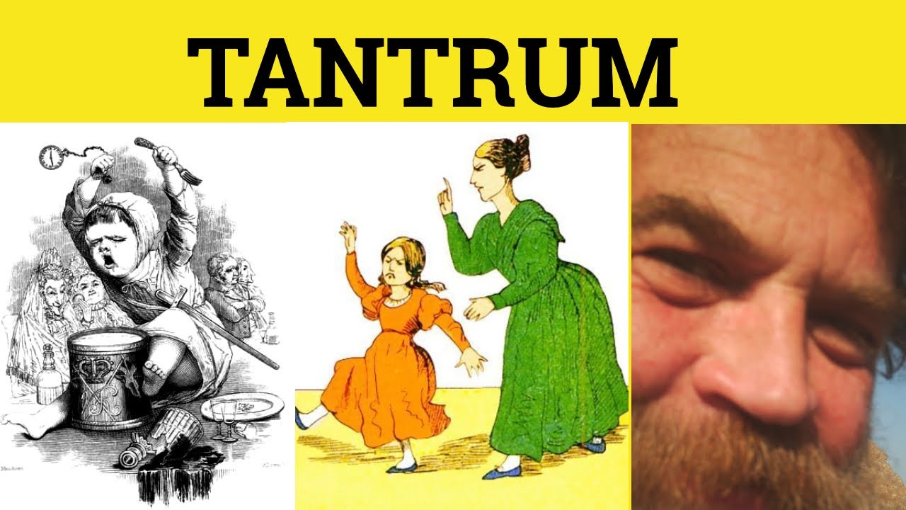 🔵 Tantrum Meaning - Tantrum Examples - Tantrum Defined - Tantrum Definition - GRE 3500 Vocabulary