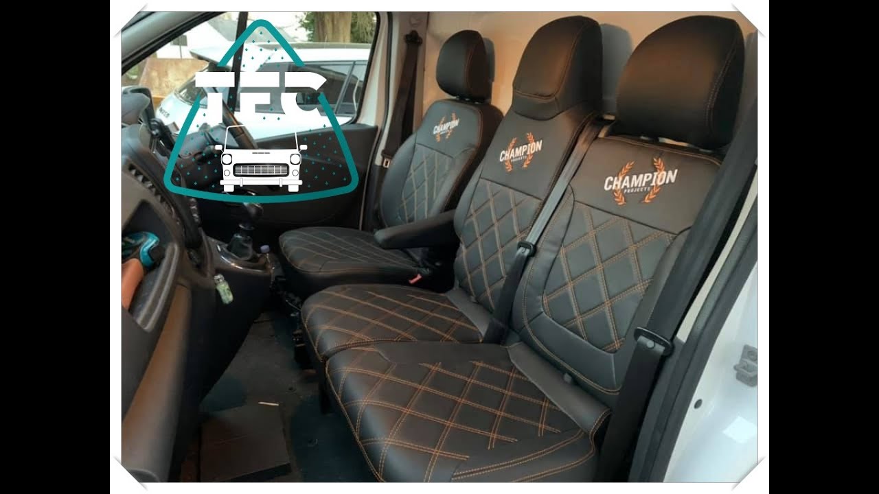 TF Chemtex Fitting Seat Covers in Vauxhall Vivaro, Renault Trafic, Fiat Talento or Nissan NV300
