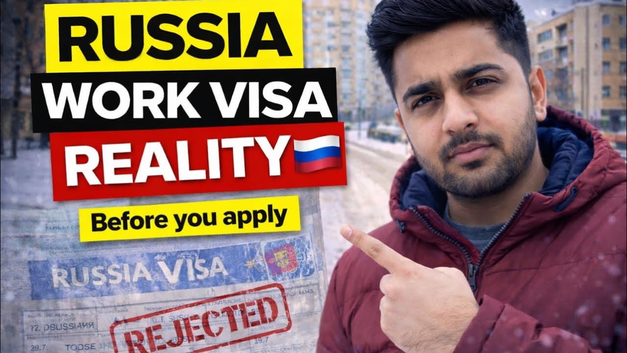 Russia Work Permit 2026 | India Se Russia Kaam Karne Ka Full Process🇷🇺