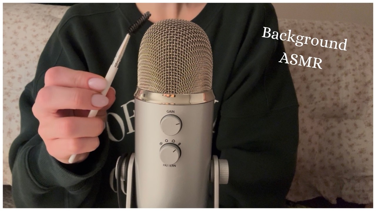 Lofi Background ASMR / for work, studying, relaxing, etc 🤍 | the most random triggers ever