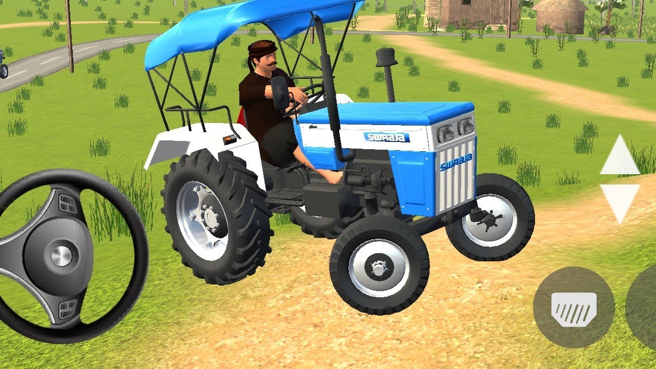 TRANSPORTING tractor driving 3d #fs22 Swaraj 855 tractor Offroding Android gameplay #gta5 #gtav