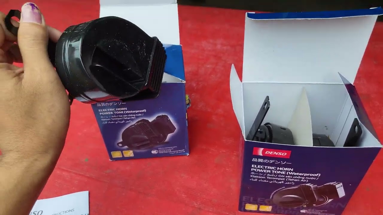 PERBEDAAN KLAKSON DENSO ORI DAN KW - DENSO KEONG WATERPROFF ORIGINAL