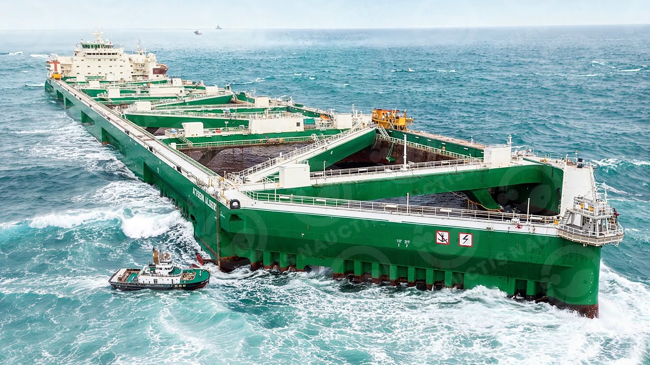 This Ship Produces 2 MILLION Salmon INSIDE: World's Biggest Offshore Fish Farm Ever Built