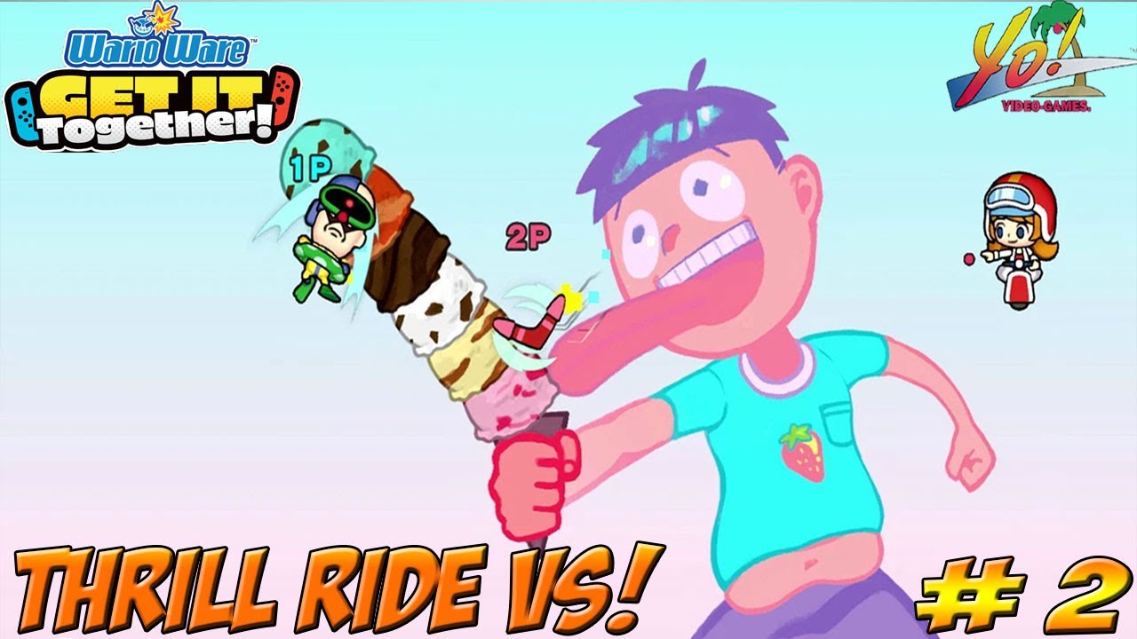 Warioware: Get it Together! Thrill Ride vs! Part 2 - YoVideogames