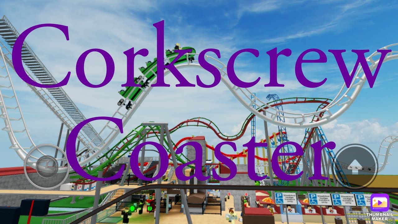 Theme park tycoon 2 Let&rsquo;s Build A park 2 #7  Corkscrew coaster