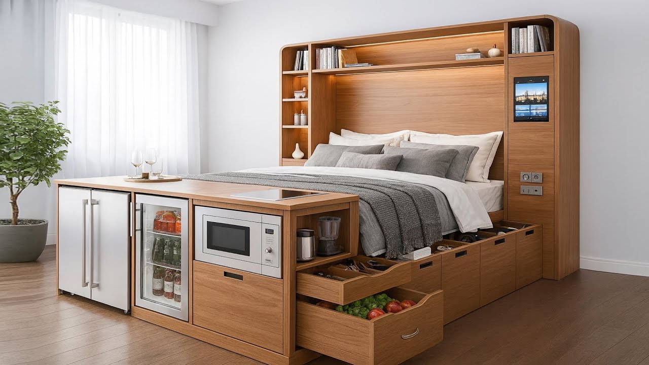 85+ невероятных решений для компактной мебели и квартир, о которых вы не знали! *2025*