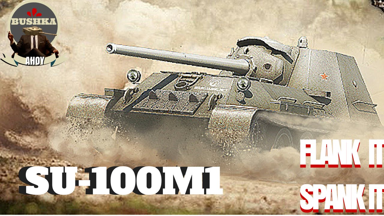 World of Tanks Blitz   Su 100M1 Tier IX gun on a Tier VII tank