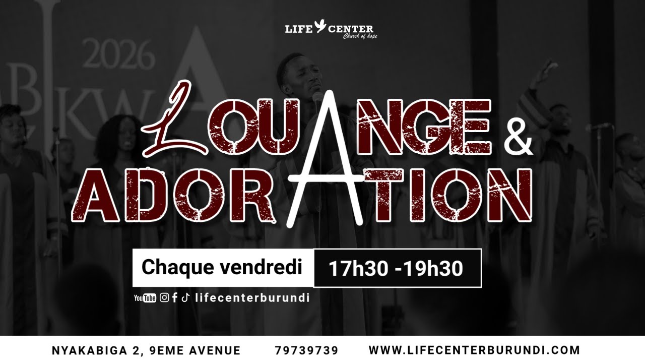 LOUANGE ET ADORATION VENDREDI LE 10-04-2026