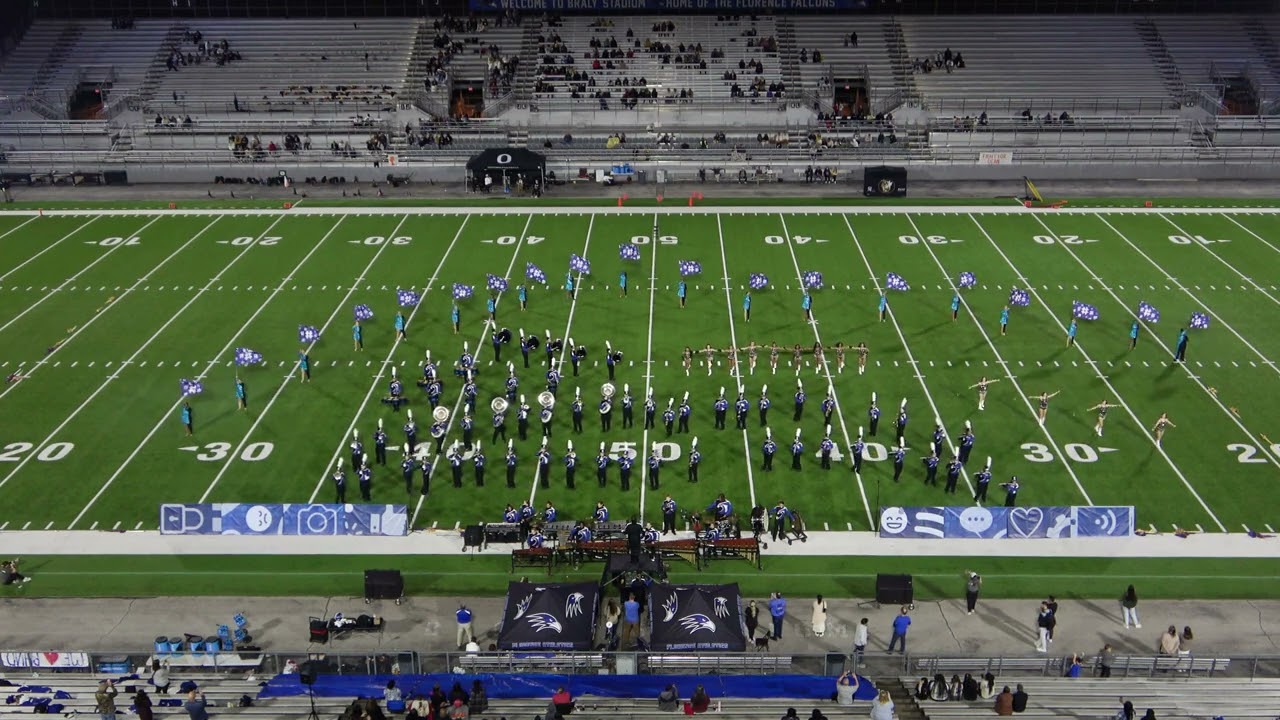 Florence Falcons Big Blue Marching Band @ Braly Stadium 11-1-24