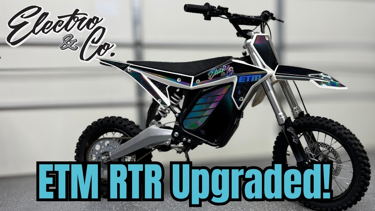Upgraded my ETM RTR 72V Electric Pit Bike