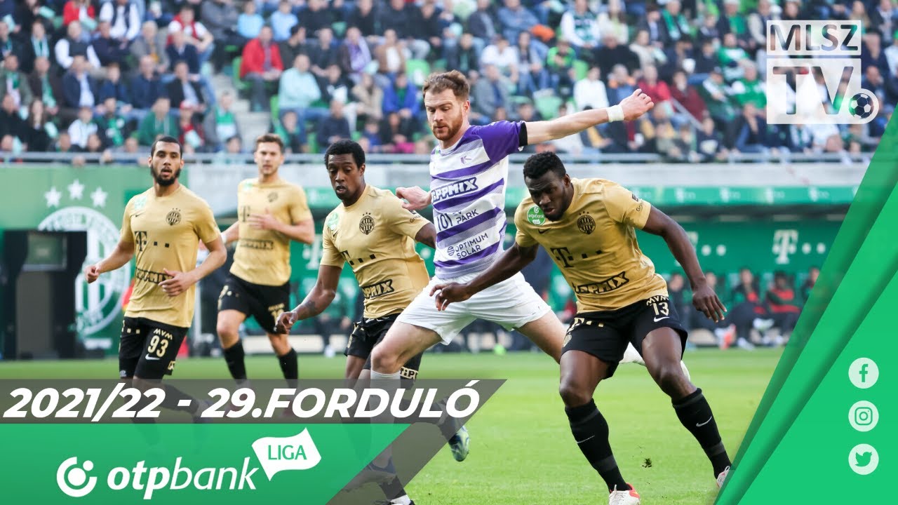 Ferencvárosi TC – Újpest FC | 2-1 | (2-1) | OTP Bank Liga | 29. forduló | MLSZTV