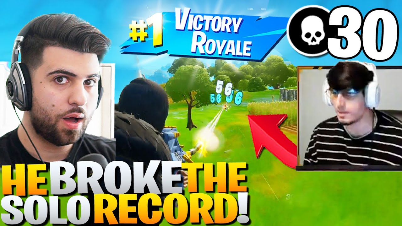 My brother BROKE the Solo Elim Record in Arena! - Fortnite Battle Royale