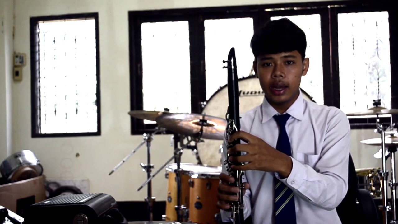 การฝึกเป่าคลาริเน็ตเบื้องต้น และการไล่บันไดเสียง C Major