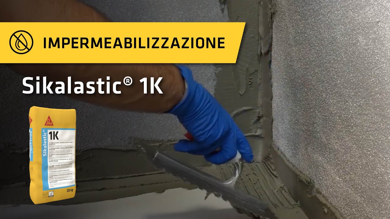 Sikalastic® 1K -Impermeabilizzazione a parete e pavimento di balconi e terrazzi