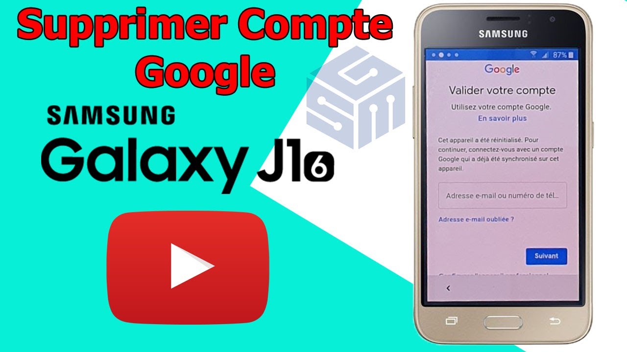 Comment Supprimer un Compte Google Déblocage Samsung J1 2016 (J120F)  Compte Google Frp Bypass