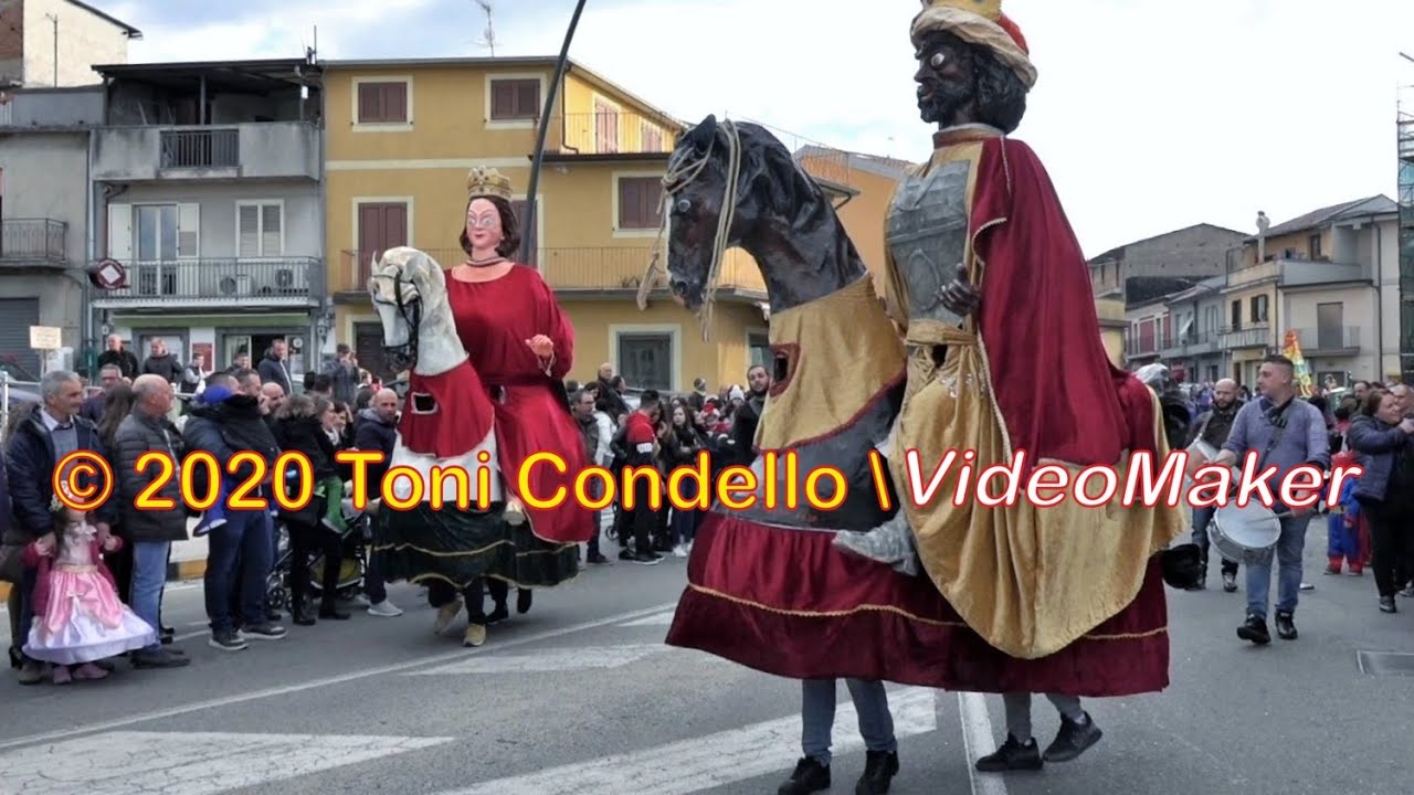 Il Ballo dei Giganti a cavallo Carnevale di Polistena 2020 - by ToniCondello2