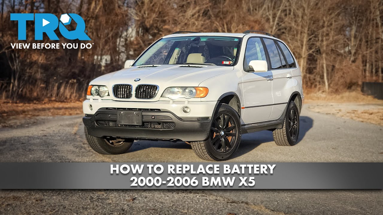How to Replace Battery 2000-2006 BMW X5