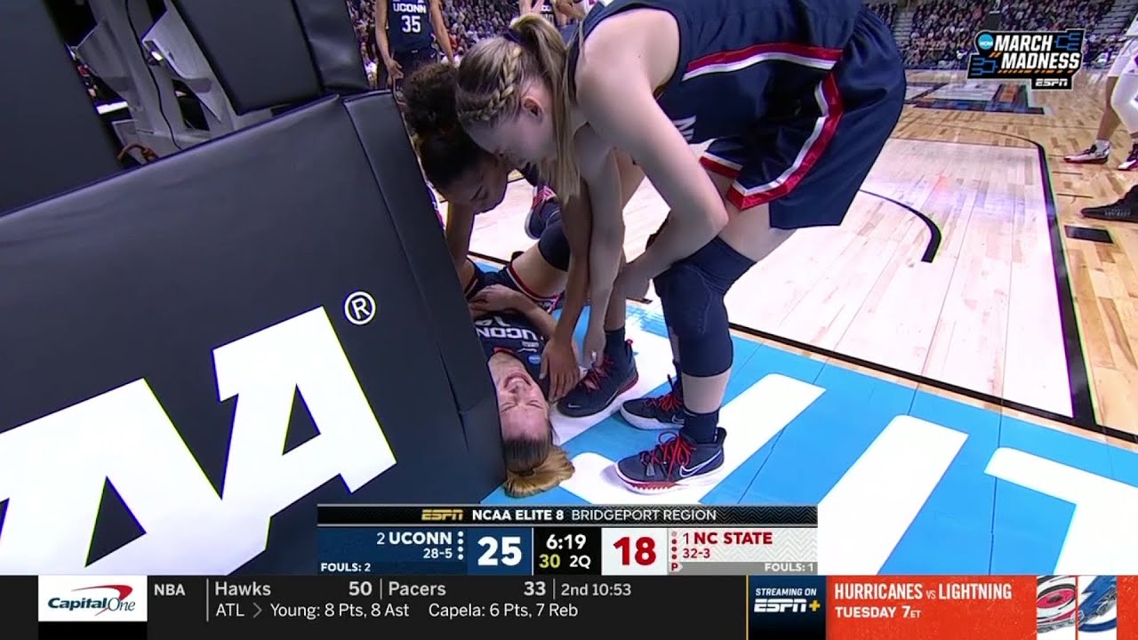Juhasz GRUESOME Wrist Injury, Leaving Paige Bueckers & ENTIRE UConn Huskies In TEARS During Elite 8!