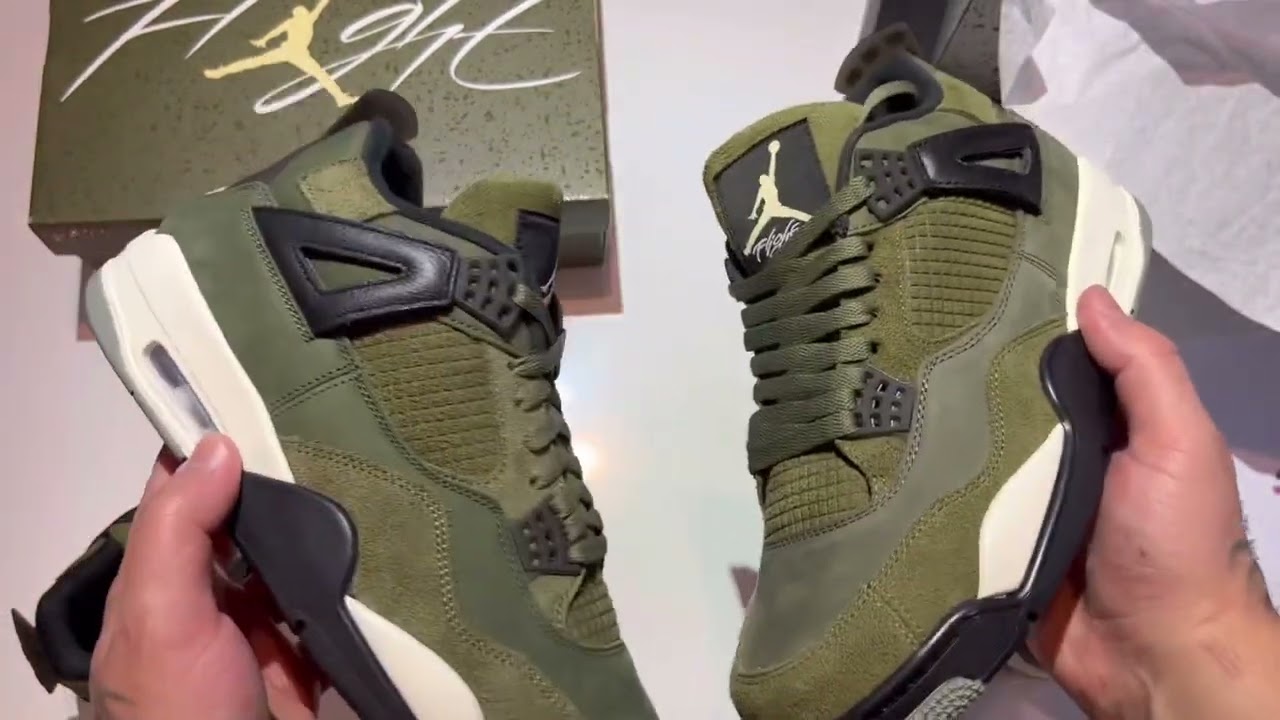Jordan 4 Craft Olive 🫒 Real vs Fake