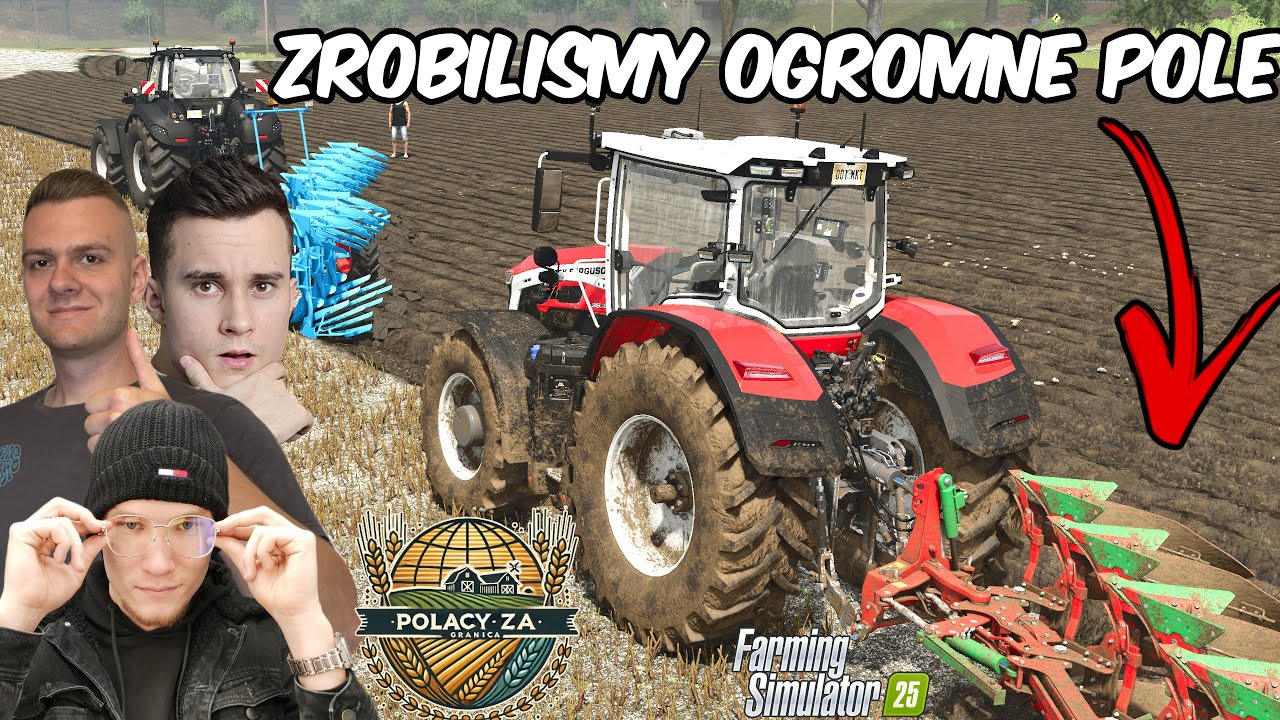 OGROMNA KŁÓTNIA W EKIPIE?!😭POŁĄCZYLIŚMY 3 POLA W 1 WIELKIE😊|POLACY ZA GRANICĄ|  |FS25|