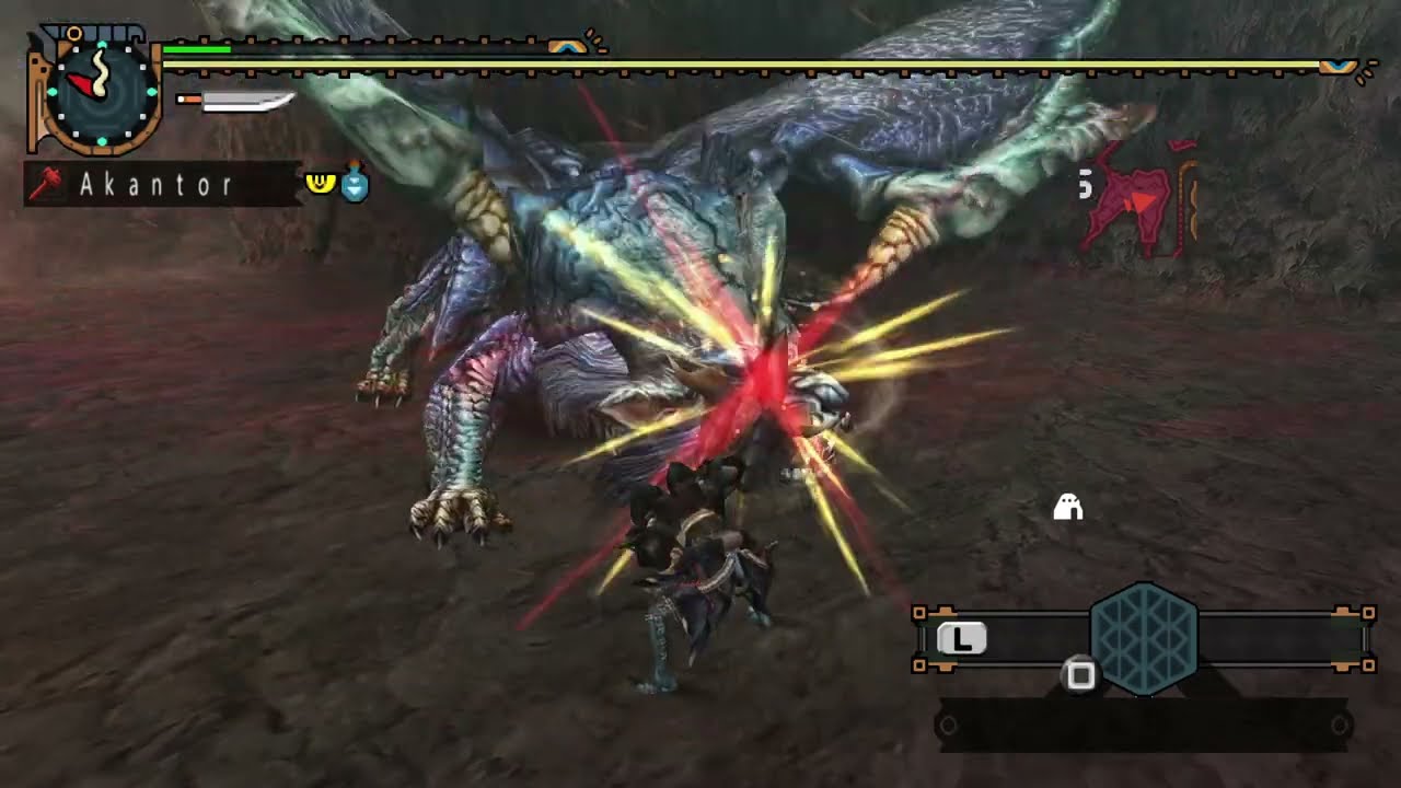 [MHFU/MHP2G] - Lunastra (Nekoht) /Hammer/ (Heroics) 6:18