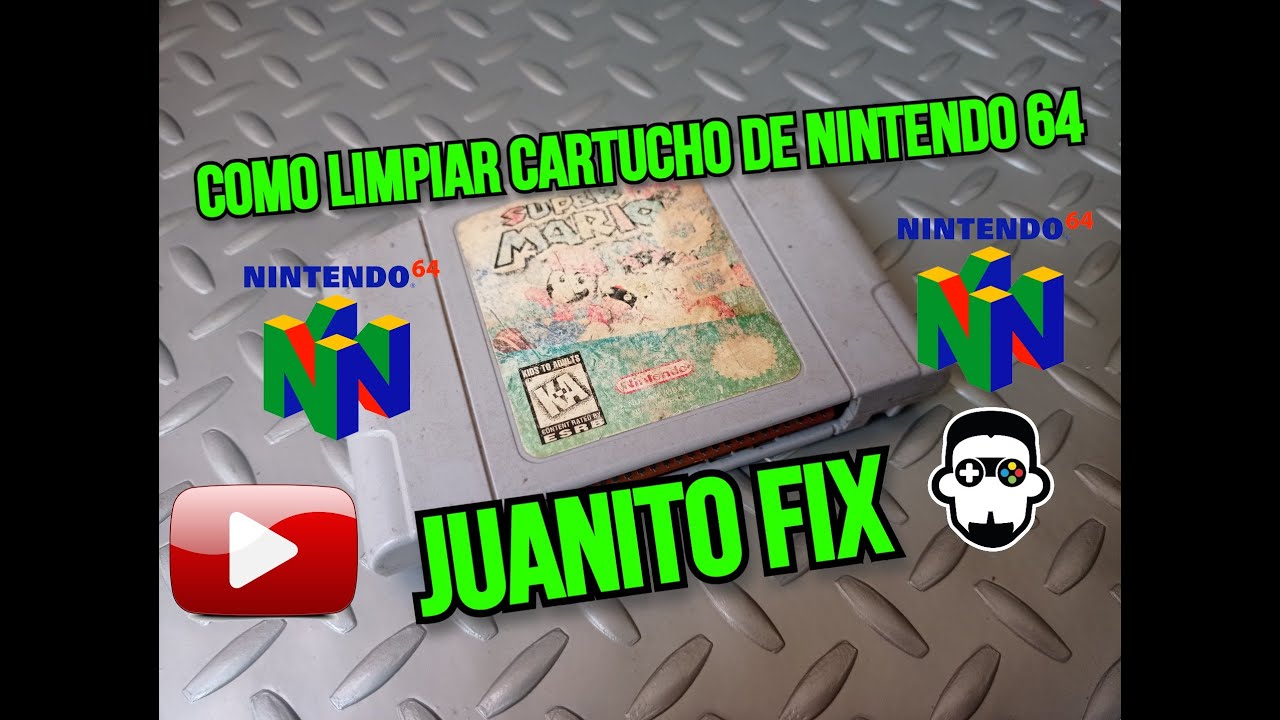 Como limpiar un cartucho de Nintendo 64 / How to clean a Nintendo 64 game cartridge