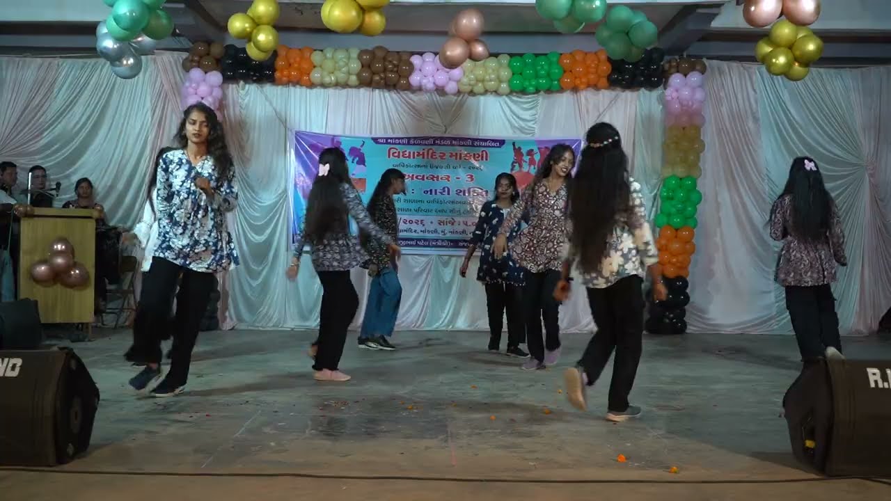 o o jane jana bollywood  mix song dance performance by std 12 girls || AVSAR-3 || vidyamandir 2026