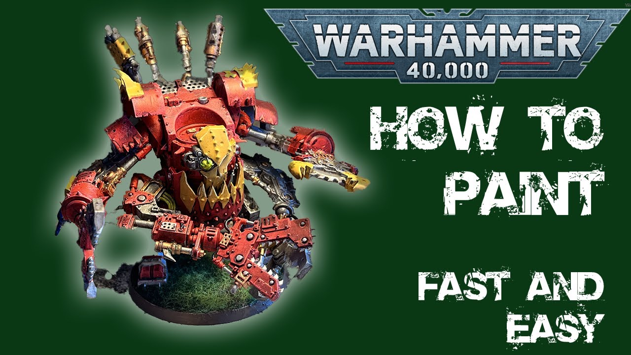 How to Paint a Ork Deff Dread nice and grimey