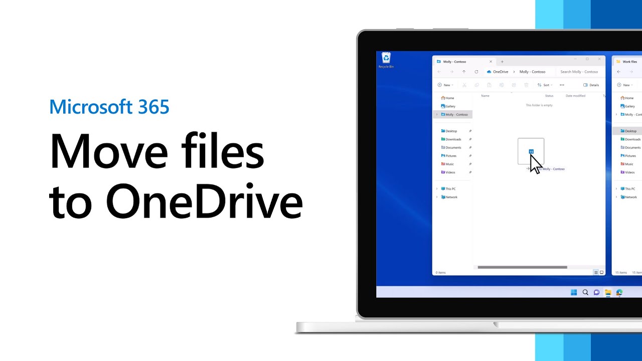 Переместить файлы в OneDrive