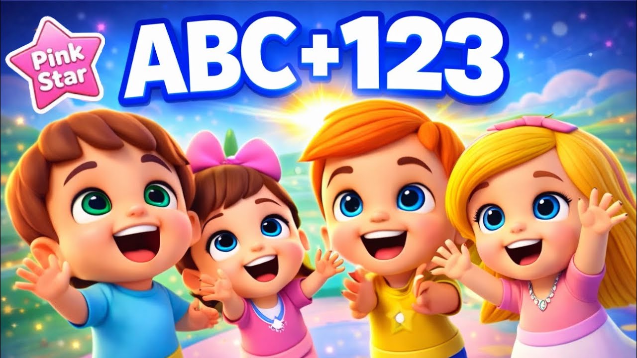 ABC dos Números | Música Infantil Educativa 1 a 3 Anos | Aprender Letras e Contar Até 3 🎵🔢