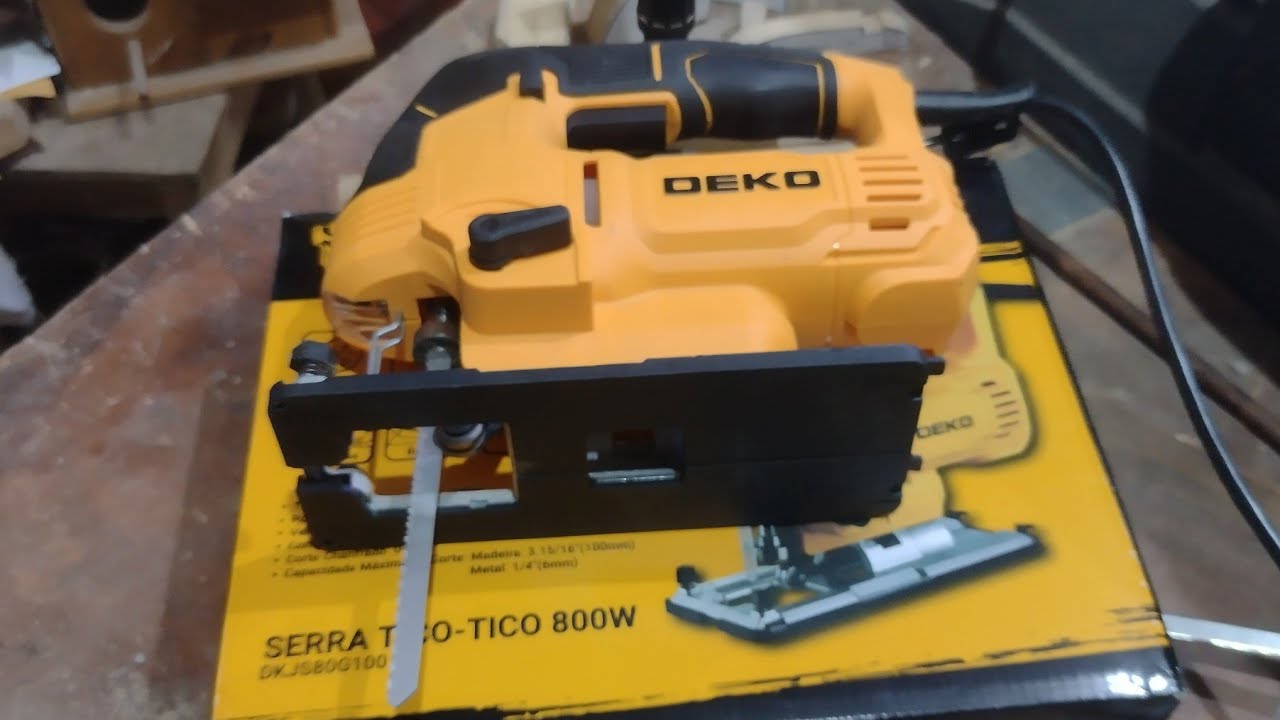 tico tico manual Deko DKJS80G100 na prática