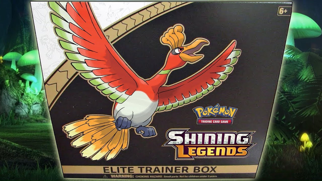 Opening a Shining Legends Elite Trainer Box Of Pokemon Cards!