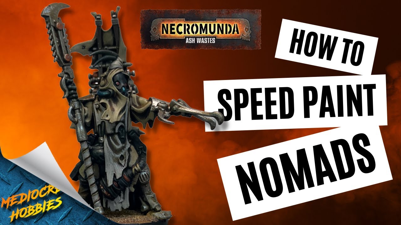 Necromunda Ash Wastes- Speed Paint Nomads!  Ash Wastes Playlist 2/6