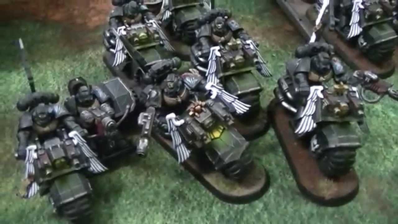 Dark Angels Ravenwing Army by Wingsmooth Painting