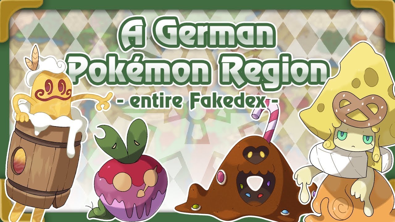 German Pokemon Region Fakedex Fakemon  Fabela Region