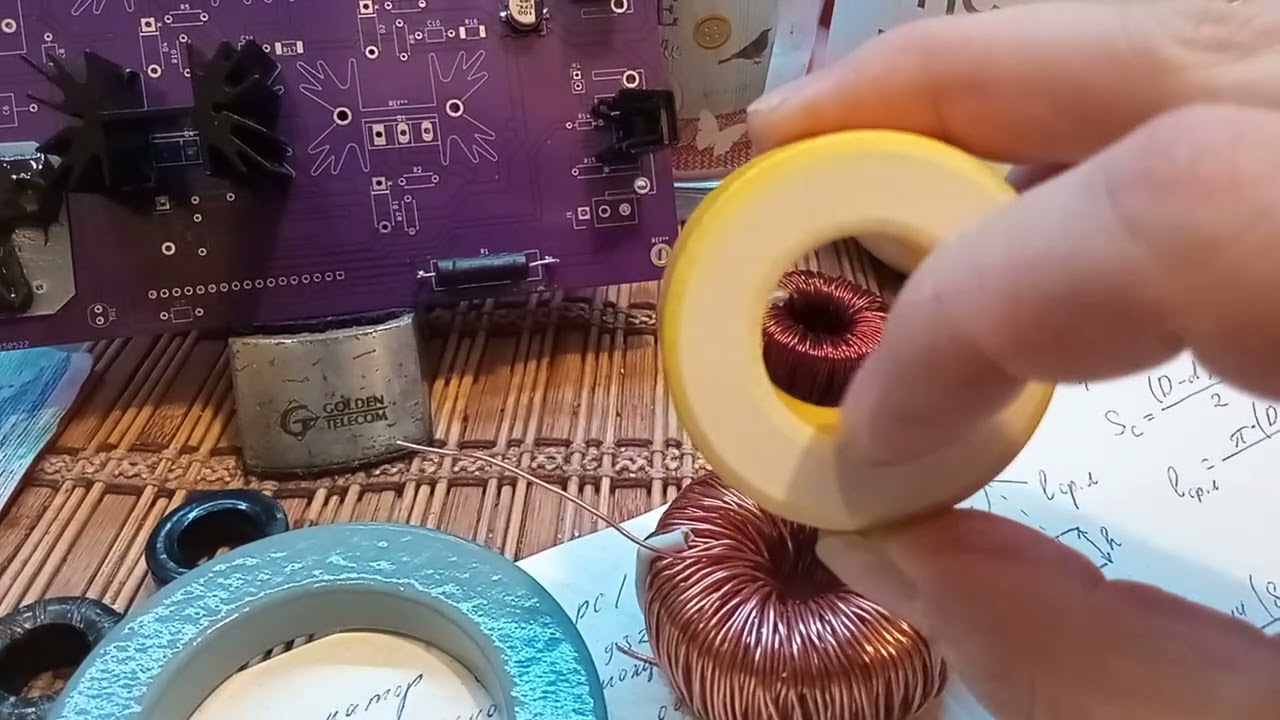 How to made, drossel for inverter 12- 220 . Или как сделать дроссель для инвертора 12- 220 вольт