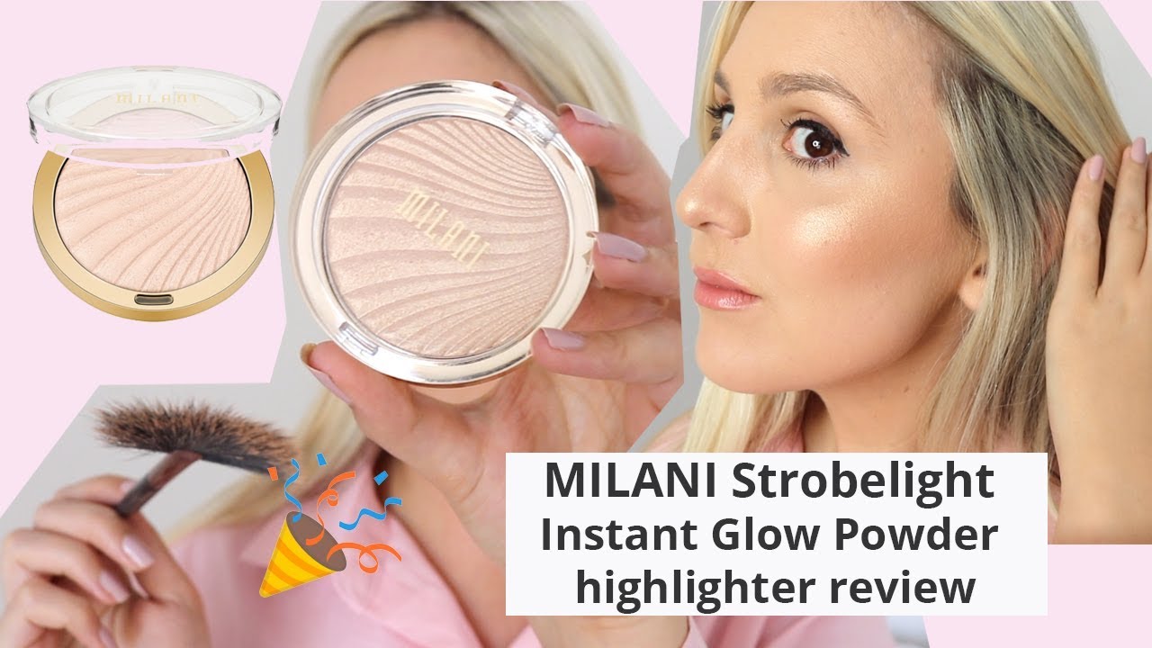 Обзор и первые впечатления от хайлайтера Milani Strobelight Instant Glow Powder