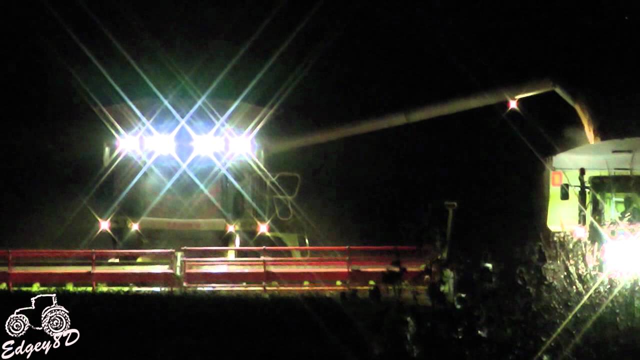 Lexion 770 at night - Harvest 2011