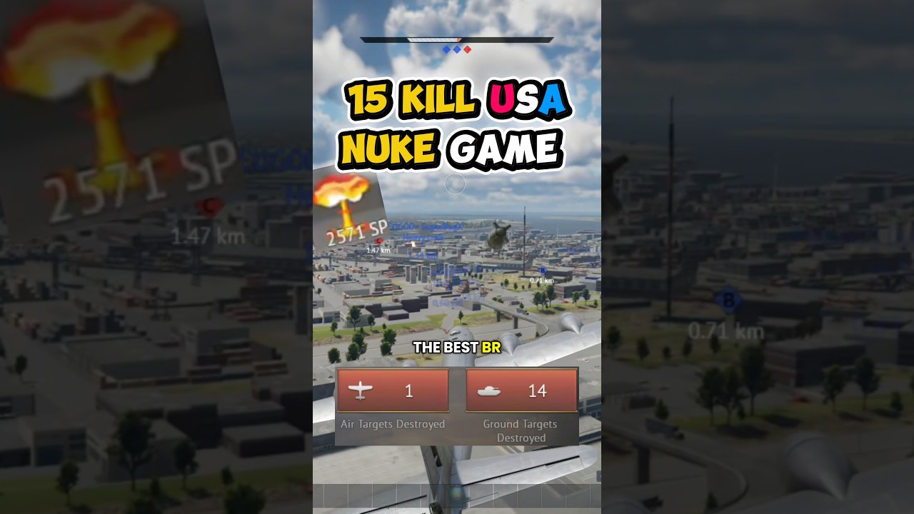 The best battle rating for nukes in War Thunder?☢️ #warthunder #warthundertanks #warthundermoments