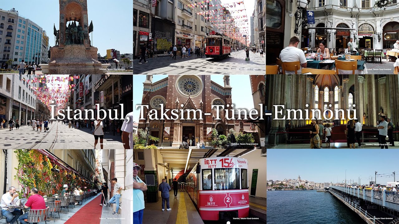 İstanbul, Taksim-T&uuml;nel-Emin&ouml;n&uuml;