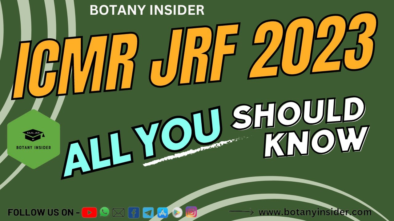 ICMR JRF 2023 | Exam Pattern II How to Attempt Questions II One Month Strategy